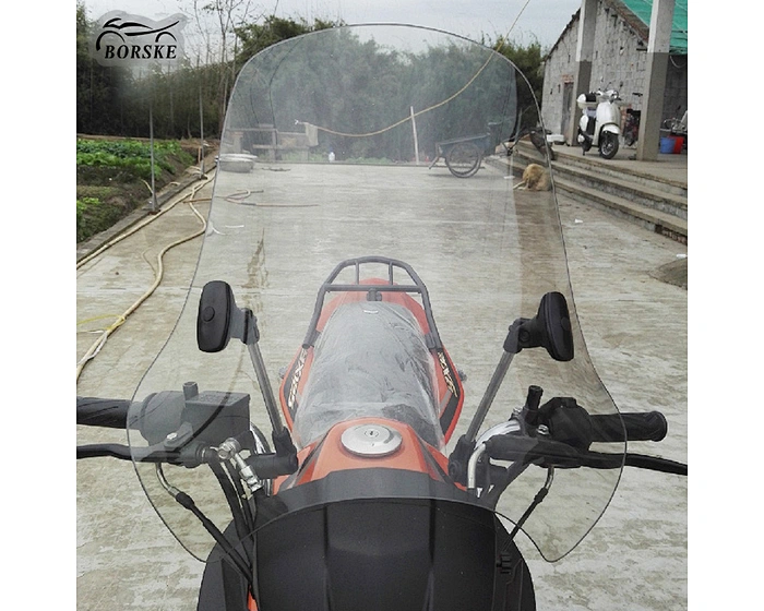 Police motorcycle windshield